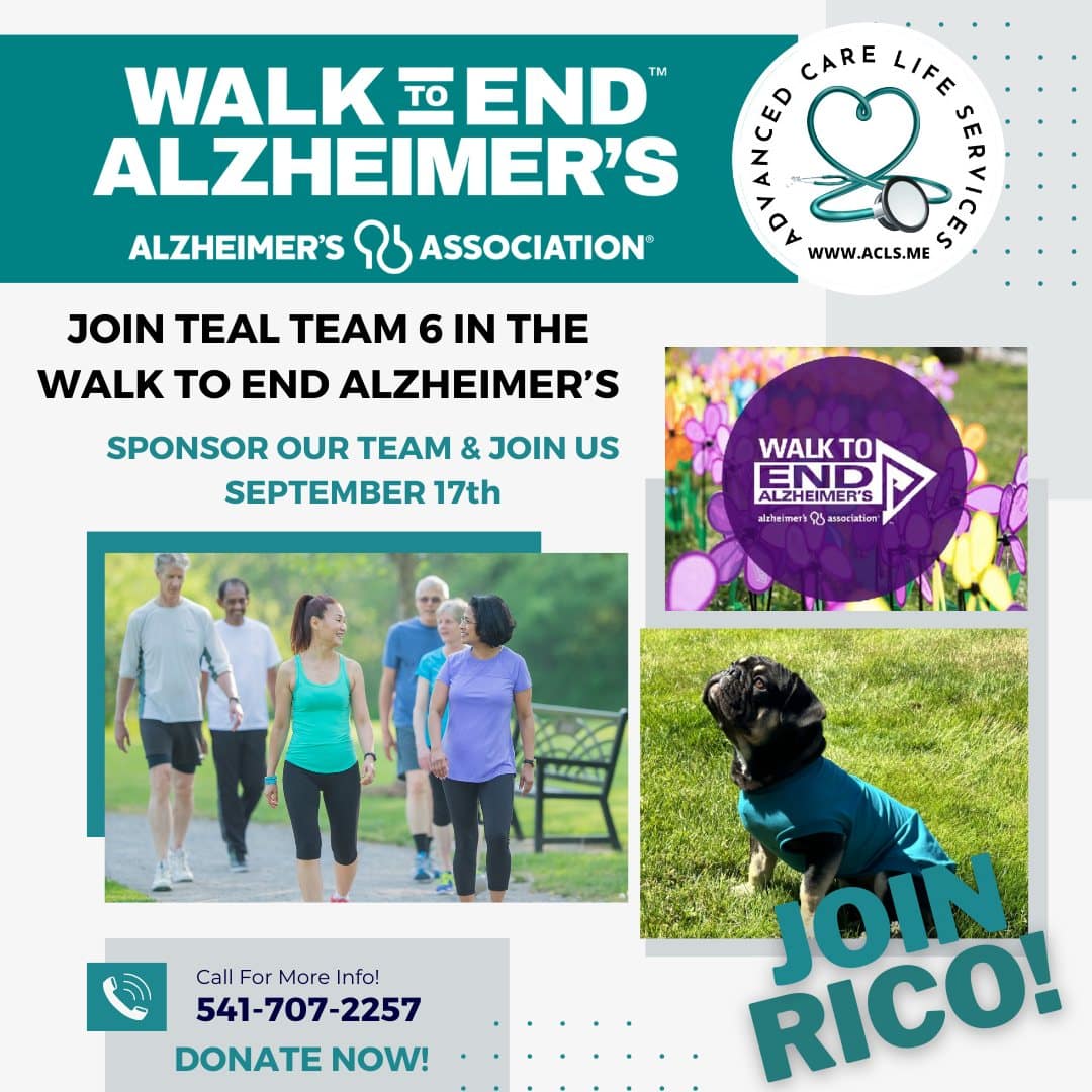 Walking Together for a Cause: Join Our “Teal Team” at the Southern Oregon Walk to End Alzheimer’s